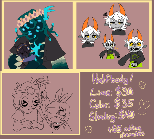 So Uuuuhhhh I'm In Need Of Taking Commissions With Money Being Slightly Tight.