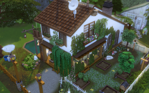 Morels FarmCC-free Origin: bottsbotts | Tray (place with moo!) Little cozy home for a single sim or 