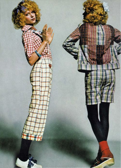 kitsunetsuki:John Bishop - Louise Despointes Wearing Outfits by Sheilagh Blagden for Stirling Cooper