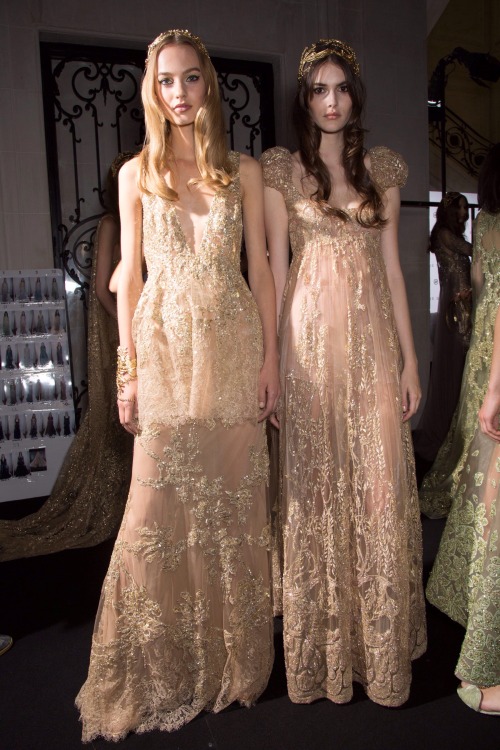 lesliaisonsdemarieantoinette: LES LIAISONS DE MARIE ANTOINETTE | BACKSTAGE ELIE SAAB HAUTE COUTURE F