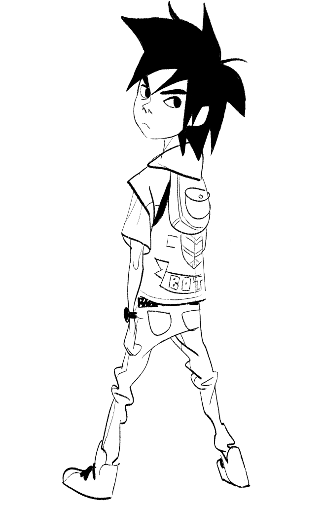 scottwatanabe:  shiyoonkim:  Super early exploration drawings of Hiro.. This was