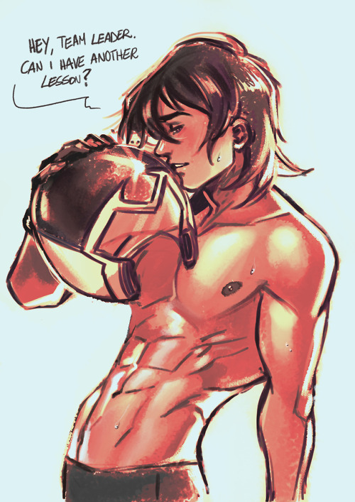 multieleonora96: Fast doodle A wild Keith appears, asking private lessons to our Shiro.