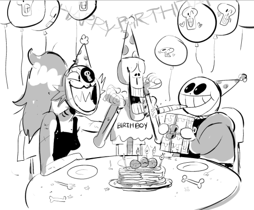 shpdoinkle: birthday papy (more spoiler draws and yelling here}