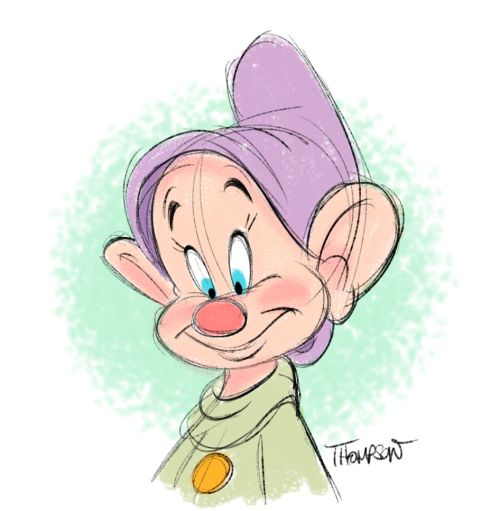 stevethompson-art:  dopey doodle. instagram - @sthompsonart