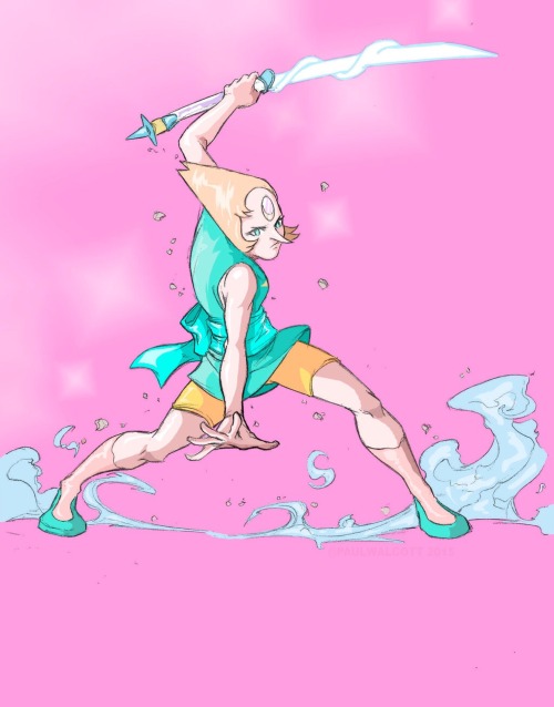 paulwalcottart:  Pearl (Steven Universe) Art by Paulwalcott 