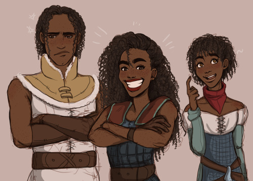 pappadu:quick go at lotte hawke and her siblings, back before the blightand yeah, fivehead carver al