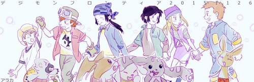 araka21212:Digimon frontier!感謝生命中有你們！