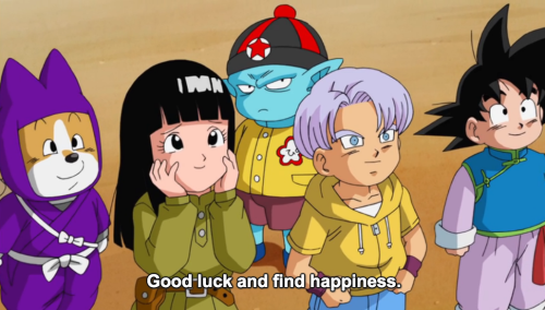 msdbzbabe:Bulma wants grandkids Trunks MAKE IT HAPPEN LOL Notice how Mai had no objection.