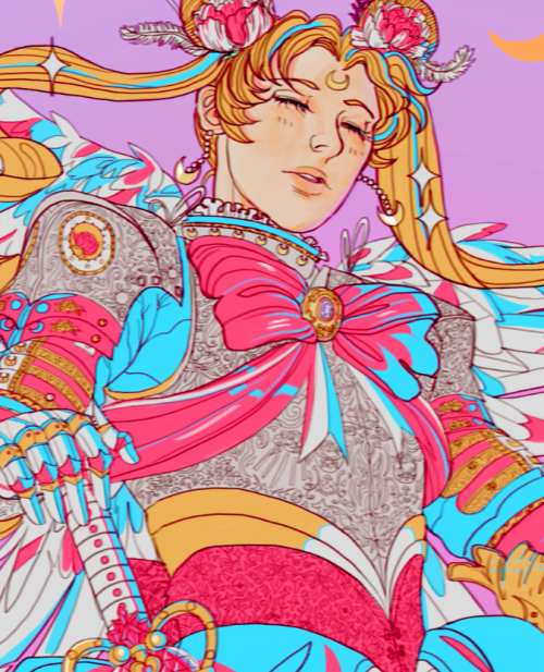 heynougat: sailor moon? as a knight? it’s probably as likely as u think!now available on my BR