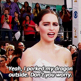 rubyredwisp:  Get to Know Me Meme: [1/10] Celebrity Crushes: Emilia ClarkeThe other