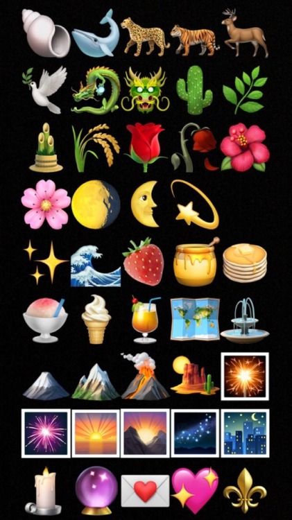 These are the prettiest emojis