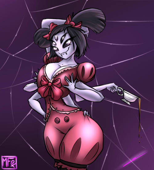 themetalpony:  Muffet! Ive never played the game, I literally hate the combat system, but the Characters and the music are just UMF!  I blame my friend Nailstrabbit for making me do this.  Spider tits are best tits. I fucking love muffet, and her theme!