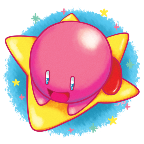 Kirby made for a friend, I like the look of a gum, I guess I’m doing well on digital, what do you th