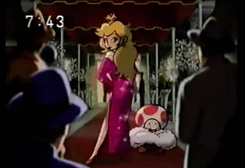 dyemooch:  vgjunk:  Super Mario All-Stars TV commercial.  Toad’s just really happy