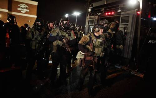 micdotcom:  20 photos show exactly what happened in Ferguson last night (2 of 2)  As dawn crept over Ferguson and its neighboring suburbs, the task of rebuilding after a night filled with tragedy loomed large. And it’s not tragic because stores were