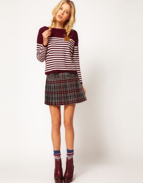 prettymissy4u: Cute. ♥ Get the skirt at ASOS. ♥