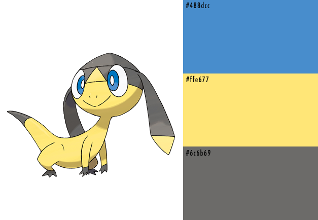 yellow colored pokemon