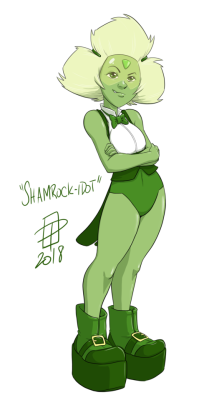 callmepo: I also did a Shamrock-idot pre-stream drawing as a warm-up because I liked the concept a lot. KO-FI / TWITTER  YAY!!!! thank you! T uT &lt;3 &lt;3 &lt;3