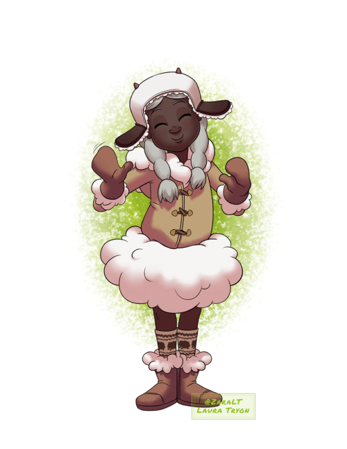 I absolutely love Wooloo and it was a crime that I hadn’t made a humanization of them yet.