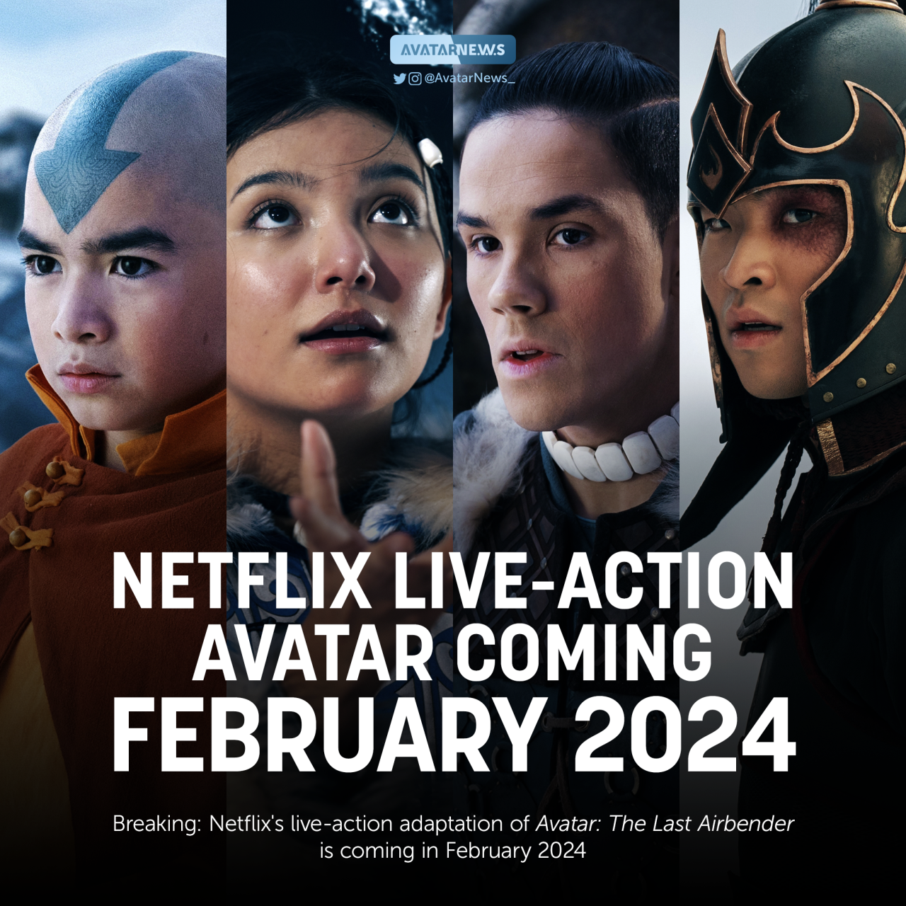 Netflix's Avatar: The Last Airbender series first look #Avatar