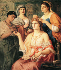 pre-raphaelisme:  Toilette of a Roman Lady