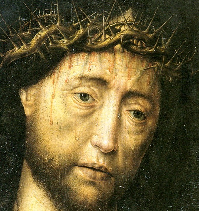 nataliakoptseva:  Aelbrecht Bouts Christ Crowned with Thorns Detail