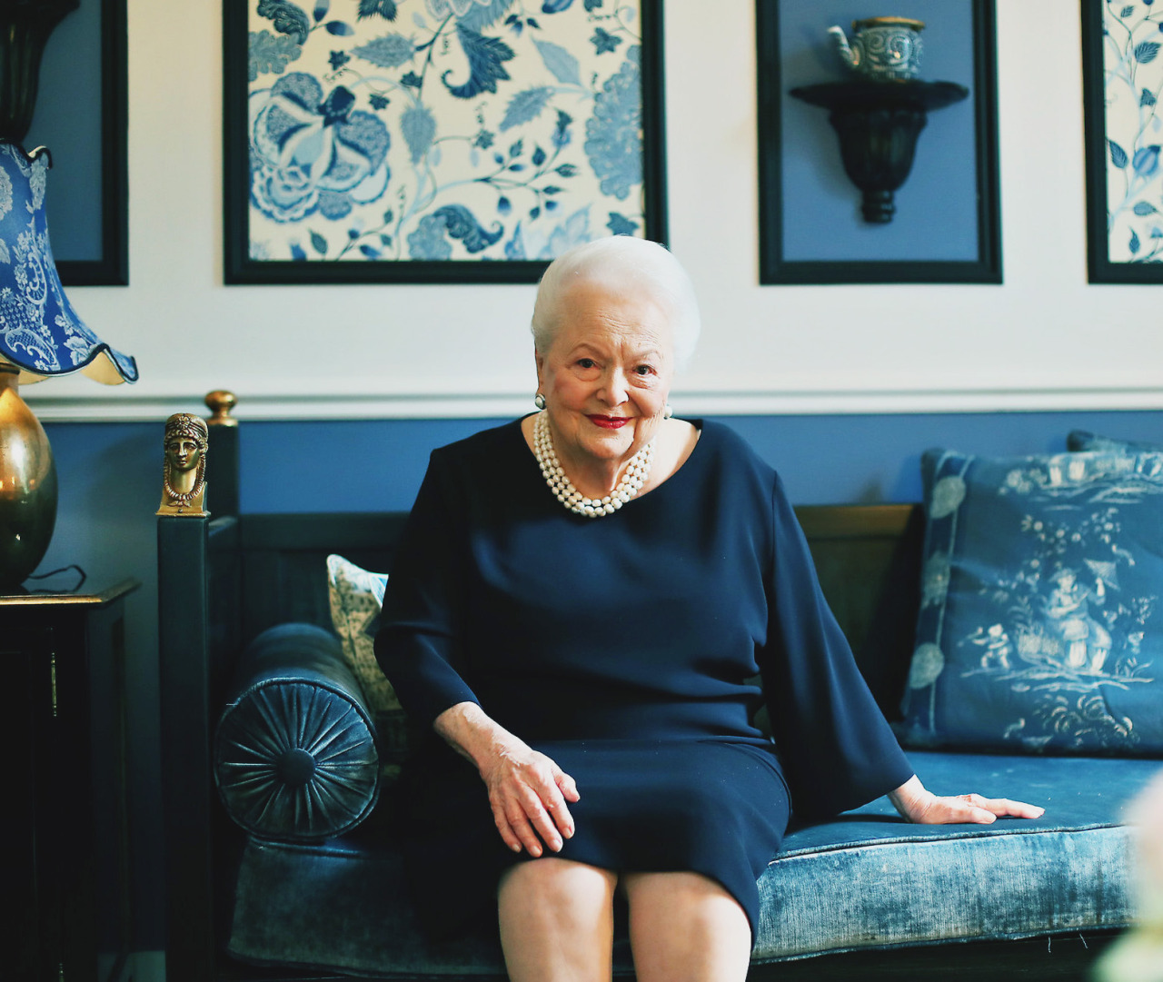 hollywoodlady:    Olivia de Havilland poses during an Associated Press interview,