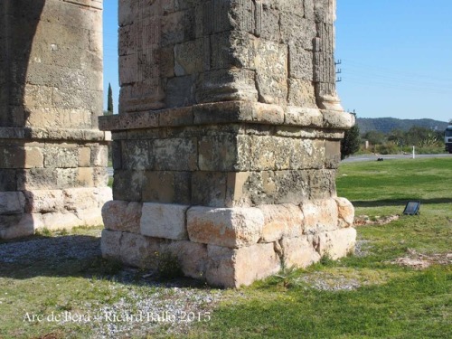 classicalmonuments:Arc de Berà Catalonia, Spain13 BCE10.14 m. highThe Arc de Berà (sometimes written