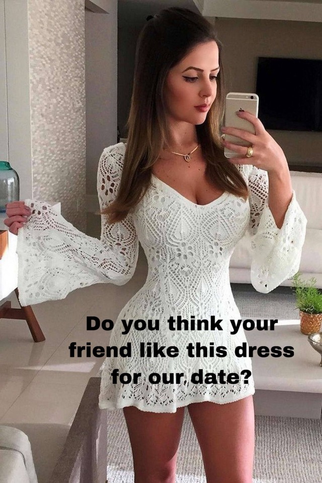 sharingiscaringgirlfriend:Experienced: Your best friend is taking me to dinner when you are gone 😊
