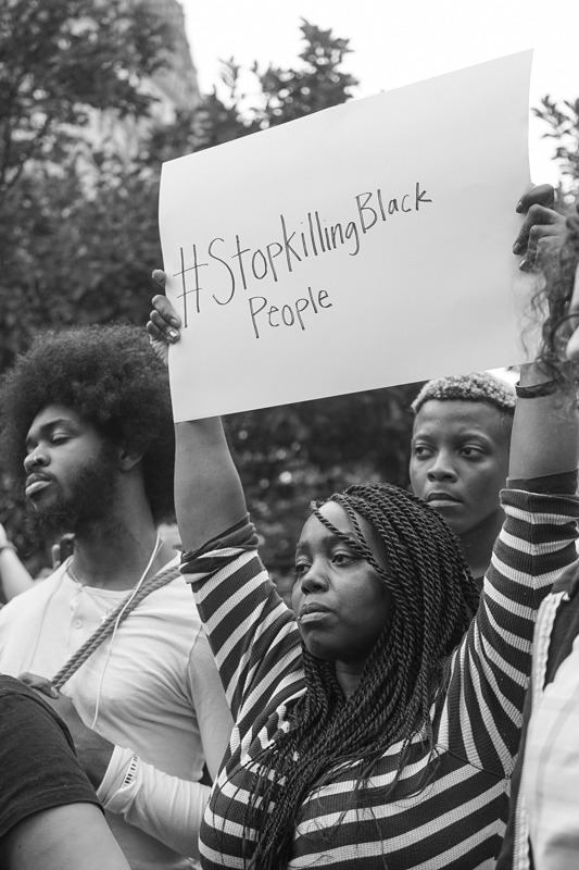 activistnyc:  Tears ran down the faces of activists at the vigil for African Methodist