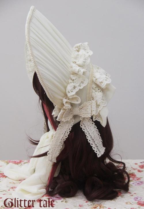 Lace bonnet_____________For more information, please visit our facebook page:https://www.facebook.co