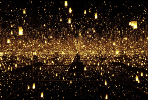 YAYOI KUSAMA. Infinity Mirrored Room—Aftermath of Obliteration of Eternity, 2009, Wood, Mirror