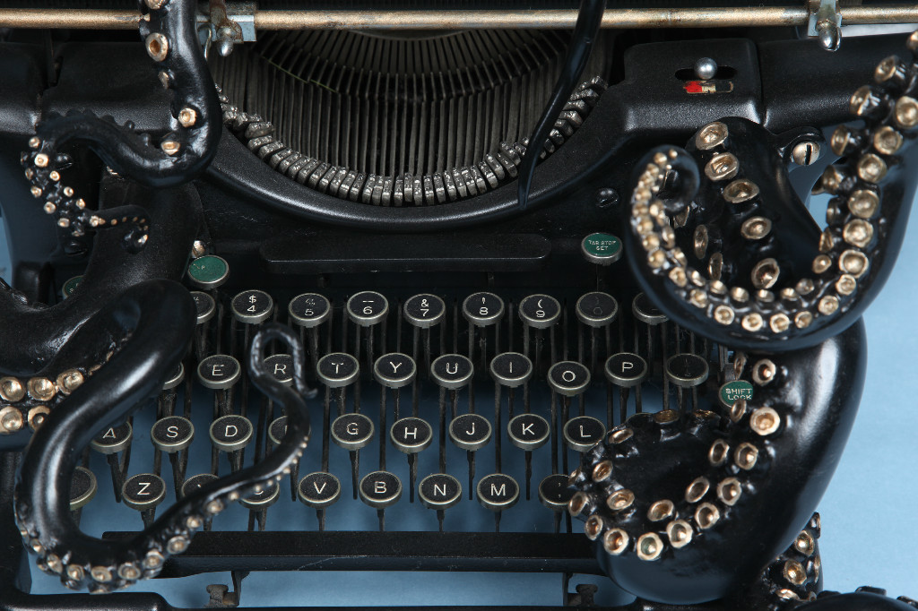 culturenlifestyle:  An Octopus Typewriter by Courtney Brown Oakland artist Courtney