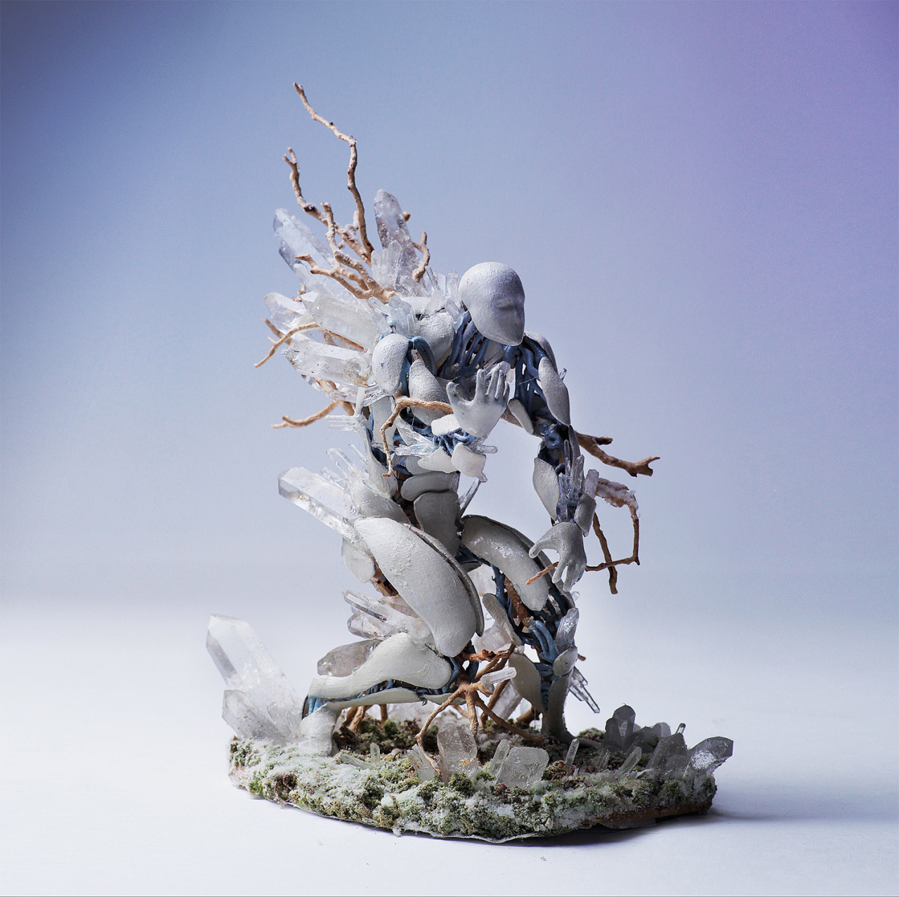 possit-de-tenebris:  dyepure:  itscolossal: Assembled Figurines by Garret Kane Appear