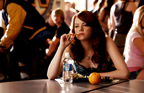 joewright:Easy A (2010) dir. Will Gluck + “– We tried to put in oranges in almost every single scene