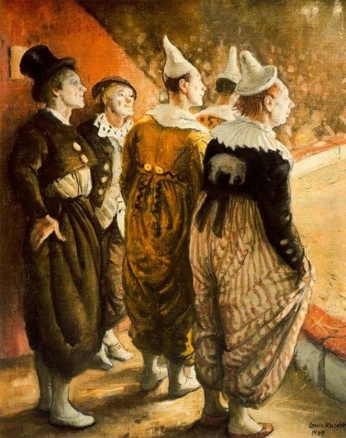Laura Knight - Old Time Clowns - 1892
