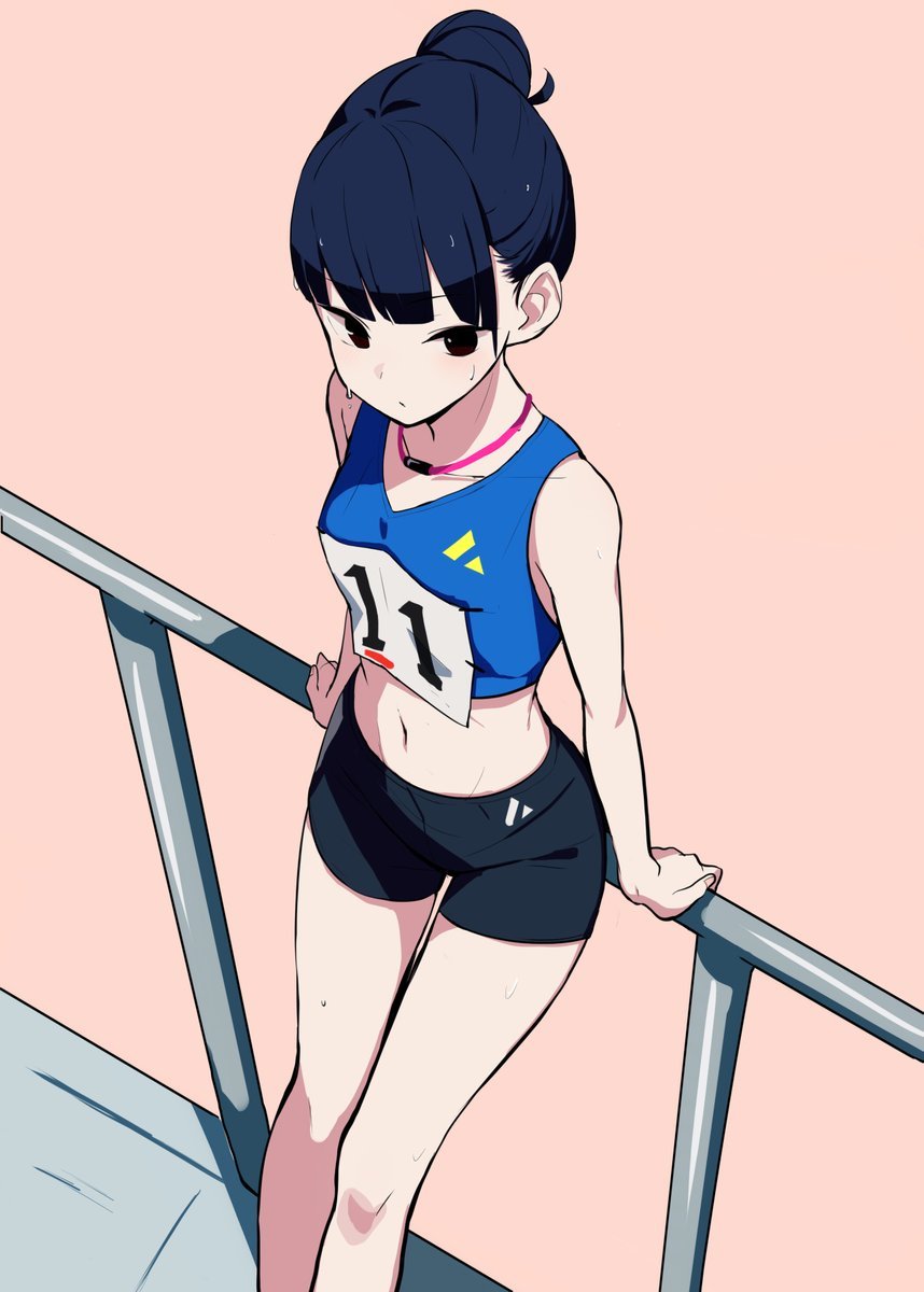 tumbdom:ふぁみさんのツイート: “ちょっと目つきが悪い 陸上部員らくがき…