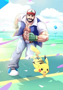 jojiart:  Mr.Jo playing Pokemon Go!   U can support me on my patreon www.patreon.com/jojiart :)