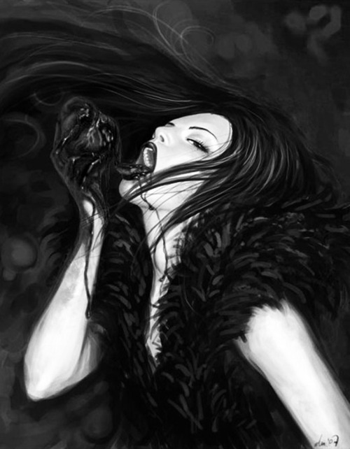 killedtheinnocentpeople:  Queen of Hearts by DanielaUhlig 