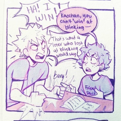 XXX purpleflrs:I was rereading some bnha lately photo