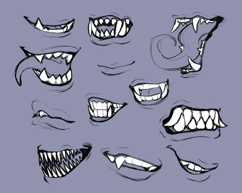 ricebunsart:  Bunch of mouths I doodled awhile adult photos