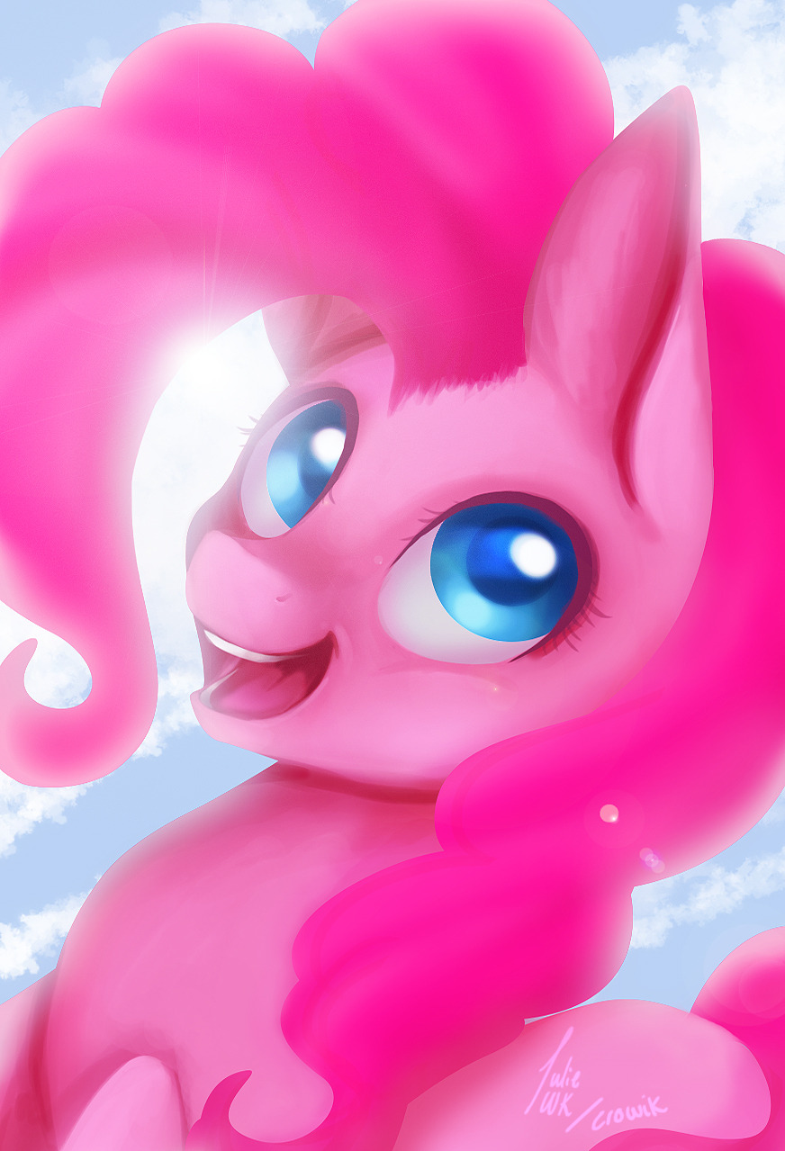 mlpfim-fanart:  Brighten up! by Crowik   &lt;3