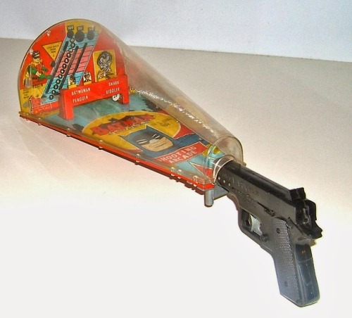 Batman Shooting Gallery by Marx, 1966.As all Batman fans know, Batman’s moral code prevents hi