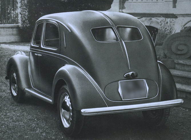 carsthatnevermadeit:  Lancia Ardea, 1948. One of many Lancia automotive firsts, the