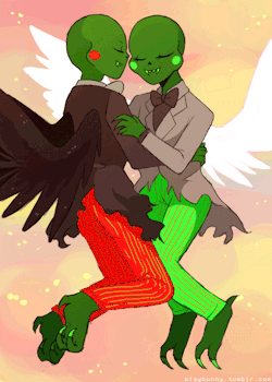 playbunny:  I love drawing winged cherubs aaaa let’s pretend this is Caliborn and Calliope ok uvu  