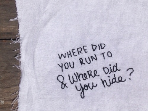 “But where did you run to, & where did you hide?”Disenchanted - My Chemical Romance