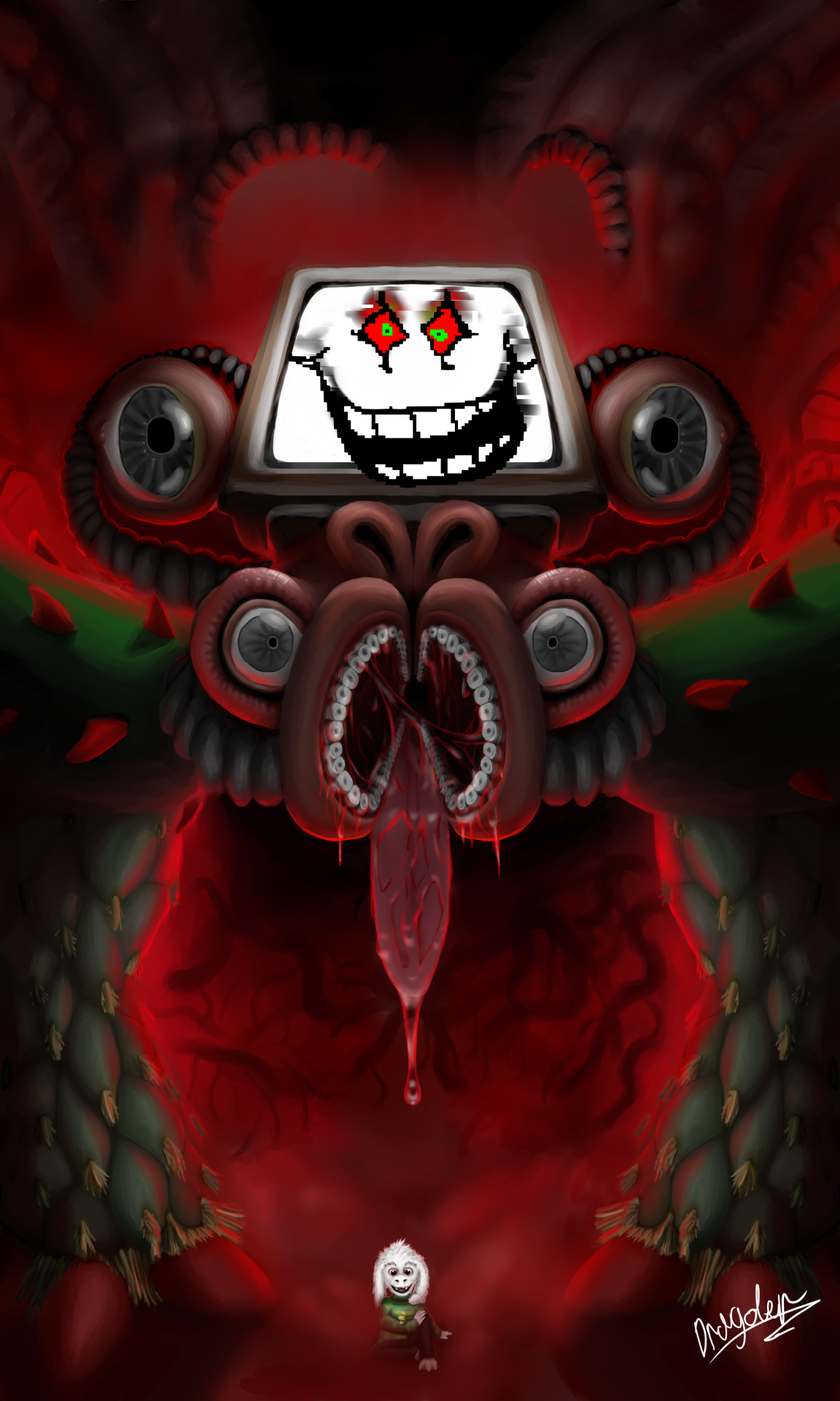 Undertale] Boss Battle - PhotoShop Flowey/Omega Flowey [SPOILERS!] (NO  COMMENTARY) on Make a GIF