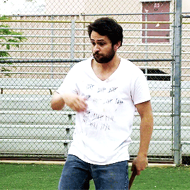 okimi79: Charlie looks - The Gang Beats Boggs