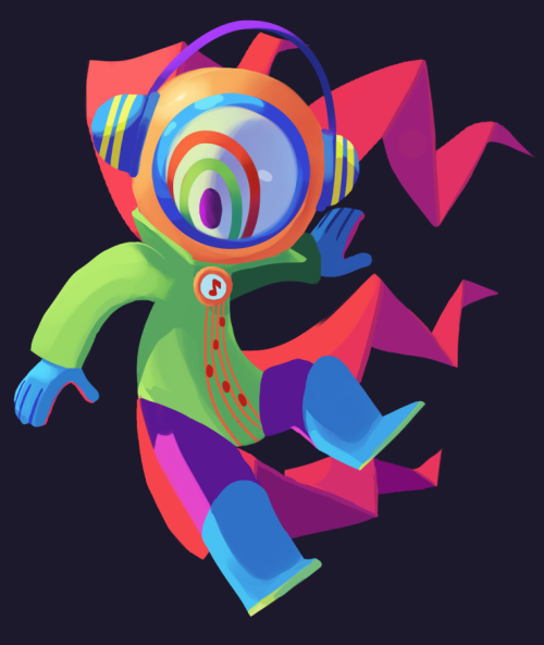 saeryth: Noisemaster from the webcomic Cucumber Quest !