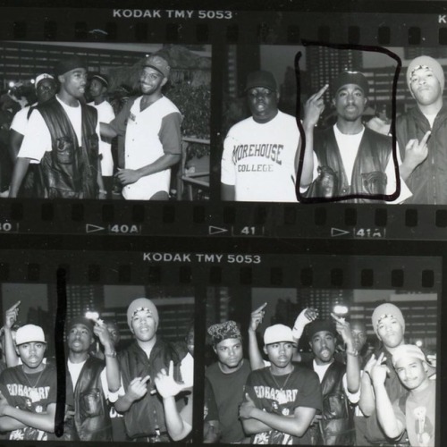 twixnmix:  Nas, 2Pac, Biggie and Redman photographed adult photos